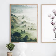 Póster abstracto nórdico para pared, pintura en lienzo de paisaje de flores, imágenes artísticas de pared para sala de estar, impresiones decorativas modernas 2024 - compra barato