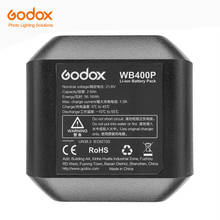 Godox-Batería de ion de litio AD400PRO WB400P, luz de Flash externa, lámpara de cámara, batería de repuesto 2024 - compra barato