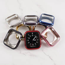 Funda para Apple Watch 4, 5 SE, 6, 40mm, 44mm, medio Paquete de arañazos, fundas de TPU galvanizadas para iWatch Series 3, 2, 1, 42mm y 38mm 2024 - compra barato