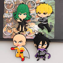 ONE PUNCH-MAN Fashion Anime Toy Figures Keychain Cartoon Keyholder Birthday Unisex Gifts New 2024 - buy cheap