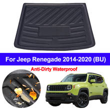 Capa para bagagem do porta-malas traseiro de automóveis, plataforma traseira, forro, piso, tapete, jeep renegade 2014, 2015, 2016, 2017, 2018, 2019, bu 2024 - compre barato