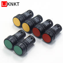 10PCS 22mm momentary Push button switch Normally open normally closed contact Without lamp Red yellow green 2024 - buy cheap