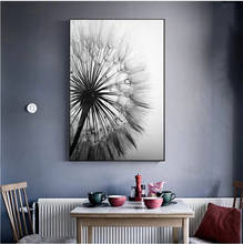 Dandelion Flower Canvas Painting Modern Black White Art Pictures for Home Decoration Living Room Abstract Wall Poster No Frame 2024 - buy cheap