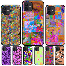 Psychedelic Indie Aesthetic Soft TPU Cover For iPhone XR X XS 11 12 13 Pro Max 12 Mini SE 2020 6S 7 8 Plus Phone Case 2024 - buy cheap
