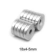 5~60PCS 18x4-5 mm Strong Neodymium Magnets Disc 18*4 mm Hole 5mm Permanent Magnet18X4-5mm Round Countersunk Magnet 18*4-5 18x4 2024 - buy cheap