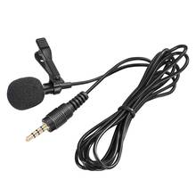 Portable Mini Lavalier Mic 3.5mm Jack Tie Clip Microphones Smart Phone Recording PC Clip-on Lapel For Speaking Singing Speech 2024 - buy cheap