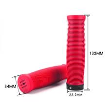 Bike Handlebar Grips BMX MTB Mountain Road Bicycle Grips Cover Anti-skid Soft Rubber Bicycles Bar Grips Fixed Gear End Grips 2024 - buy cheap