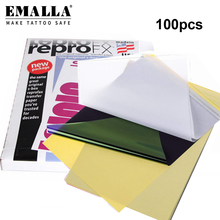 EMALLA 100PCS Professional Tattoo Transfer Stencil Paper for Transfer Machine Printer Tattoo Accessories Tattoo Supplies 2024 - buy cheap