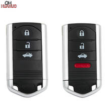 3+1/4 Button Remote Key Shell Case Fob with or without Uncut Insert Key Blade for Acura TL ZDX RDX ILX 2024 - buy cheap