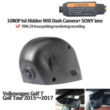 Cámara de salpicadero DVR para coche, videocámara hd 1080P con Wifi, lente SONY, para BVolkswagen Golf 7 / Golf Tour 2015 2016 2017 Novatek 96658 2024 - compra barato