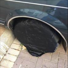 Chiziyo capa protetora de pneus para carro 13 "-21" 4 tamanhos pretos e azuis, protetor à prova d'água protetor de pneus e rodas avulsas 2024 - compre barato