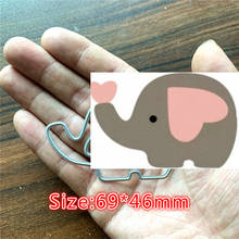 1PC Heart Elephant Cutting Die Stencil Template for DIY Embossing Paper Photo Album Gift Cards Making Scrapbooking 2024 - buy cheap
