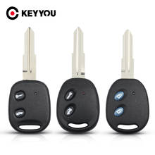 KEYYOU 2 Buttons For Chevrolet LOVA Sail Epica Lechi Spark Remote Key Uncut Brass Blade Blank Key Shell Replacement 2024 - buy cheap