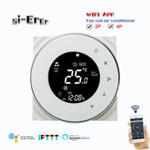 2P 4P Cooling / Heating Digital Wireless Wifi Thermostat Room Temperature Control For Central Air Conditioning,95-240VAC 24V 2024 - buy cheap