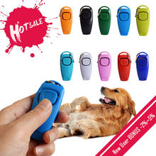 Hot 2 In 1 Cute Shape Dog Whistle Clicker Pet Dog Trainer Aid Guide With Key Ring Dog Training Whistle Dog Products Pet Supplies 2024 - buy cheap