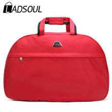 LADSOUL-bolsa de viaje portátil para mujer, bolso de viaje de cuero Pu con cremallera, almacenamiento, diseño de moda, 2021 2024 - compra barato