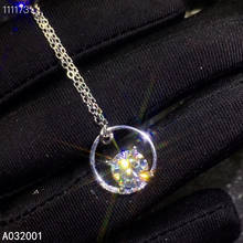 KJJEAXCMY, хорошее ювелирное изделие, Mosang, бриллиант, серебро 925 пробы, для женщин, драгоценный камень, подвеска, ожерелье, цепочка, поддержка, тест, роскошь 2024 - купить недорого