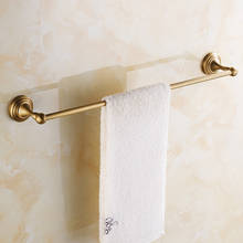 Acessório de banheiro vintage de parede, barra de toalha única bd919 2024 - compre barato