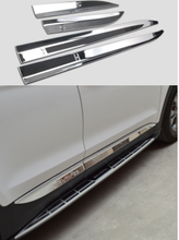 Car Styling ABS Chrome Side Door Garnish Molding Trim For HYUNDAI Santa Fe 2013 2014 2015 2016 2017 Accessories 4pcs 2024 - buy cheap