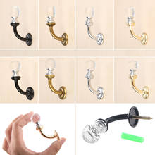 1Pc Zinc Alloy Crystal Hooks Wall Hanger Hat Coat Towel Robe Hook Bathroom Kitchen Single Hooks Hanger Furniture Hardware 2024 - buy cheap