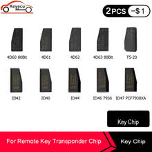 KEYECU-transpondedor para llave de coche, Chip 4D60 4D63 80bit 4D61 4D62 ID40 ID42 ID44 ID46 PCF7936 ID47 PCF7938XA T5-ID20, 10 unids/lote 2024 - compra barato
