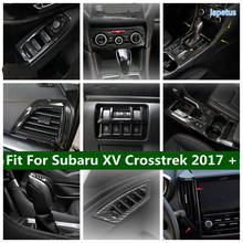 Carbon Fiber Interior AC / Gear Shift / Door Handle Bowl Frame Cover Trim For Subaru XV Crosstrek 2017 - 2021 ABS Accessories 2024 - buy cheap