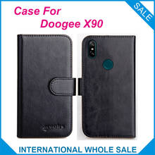¡Original! Funda para teléfono Doogee X90 6 colores de alta calidad funda tipo billetera de cuero con tapa para Doogee X90 2024 - compra barato