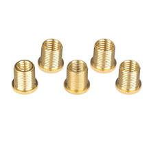 Pack of 5 Alloy Gear Shift Knob Thread Adapter Nuts Insert Set M10x1.5 2024 - buy cheap