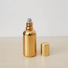 Botella de oro enrollable para aceites esenciales, envases rellenables para Perfume, desodorantes, 10ml, 15ml, 20ml, 30ml, 50ml, 100ml 2024 - compra barato