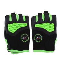 Guantes Protectores de medio dedo para carreras de motos, color verde (talla M / L / XL) 2024 - compra barato
