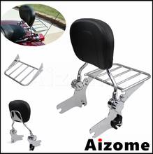 Barra de encosto removível para motocicleta, rack de bagagem para descanso de costas para harley road king glide flhtc flhtp 2014-08 2024 - compre barato