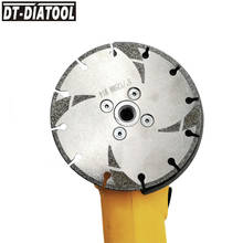 DT-DIATOOL 1pc dia 4" 4.5" 5" Diamond Cutting Disc Electroplated Reinforced Saw Blade M14 Thread for marble granite stone 2024 - buy cheap