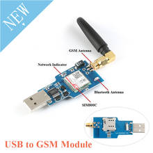 USB to GSM Module Quad-band GSM GPRS SIM800C Module for Bluetooth-compatible SMS Messaging With Antenna 2024 - buy cheap