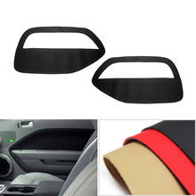 2pcs Microfiber Leather Interior Car Front Door Handle Armrest Panel Cover Trim For Ford Mustang 2005 2006 2007 2008 2009 2024 - buy cheap
