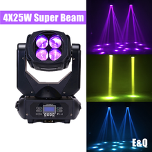 Led25w cabeça móvel 4 olhos 4 super feixe de luzes giratório tintura laser ktv sala privada bar discoteca palco 2024 - compre barato