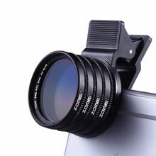ZOMEI-lente de cámara Universal de 37mm, accesorio con Clip, filtro gris, para teléfono móvil 6/6s Samsung 2024 - compra barato