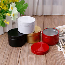 50ml cheap mini tin tea storage box, small round cake / coin / candy box metal case wedding favor container organizer 2024 - buy cheap