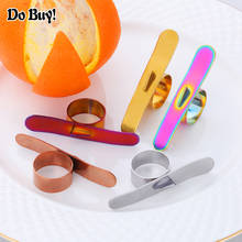 Peelers laranja fácil aberto descascador de laranja aço inoxidável colorido limão parer removedor de casca de frutas slicer peeling cozinha gadgets 2024 - compre barato