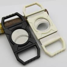 COHIBA Big Ring Gauge Cigar Cutter Stainless Steel Cigars Smooth Double Metal Blades Sharp Tobacco Cutting Pocket Portable 2024 - buy cheap