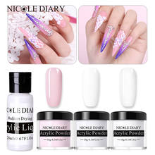 NICOLE DIARY Acrylic Powder Tip Extension French Nail Polymer Powder Nail  extension  Polymer Nail Accessories 2024 - buy cheap