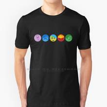 Inside Out T Shirt 100% Pure Cotton Inside Out Sadness Joy Anger Disgust Fear Pixar 2024 - buy cheap
