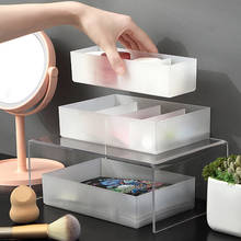 Caixa de armazenamento gaveta livre combinação cozinha geladeira cosméticos pequenos itens separação caixa de papelaria escritório acessórios 2024 - compre barato