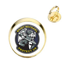 1pcs 16mm Glass Cabochon Rings Archangel St.Michael Protect Me Saint Shield Protection Charm Russian Orhodox Jewelry For Kids 2024 - buy cheap