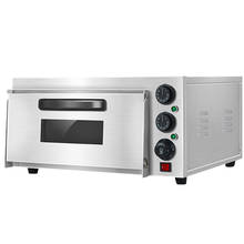 Horno eléctrico de acero inoxidable para uso comercial, equipo electrónico térmico inteligente para hornear Pizza, pan y patata dulce, potencia de 2000W 2024 - compra barato