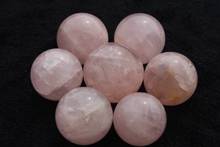 fa88004309117<<<+ 32-38mm 7pcs Pretty Natural Rose Quartz Crystal Sphere Ball Healing China C060 2024 - buy cheap