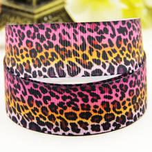 22mm 25mm 38mm 75mm Leopard print Cartoon printed Grosgrain Ribbon party decoration 10 Yards X-03353 2024 - buy cheap