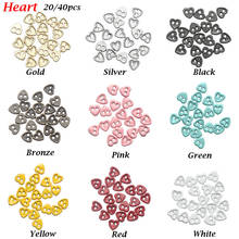 20/40Pcs 4mm Handmade Metal Buckles DIY Doll Clothes Cute Mini Cartoon Heart Buttons Buckles For 1/6 Doll Clothing Accessories 2024 - buy cheap