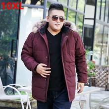 Big size new men's fattening down jacket large size down jacket men large 10XL320 pounds oversize 9XL 8XL down parka men 2024 - buy cheap