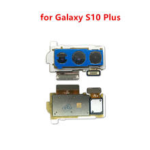 Для samsung Galaxy S10 Plus задняя камера большая Задняя Основная камера Модуль гибкий кабель в сборе запасные части для ремонта 2024 - купить недорого
