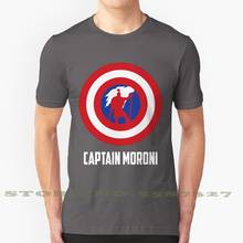 Футболка Mighty Captain Moroni для мужчин и женщин, черно-белая рубашка с изображением мионеров, миссионеров, св. Старших сестер на последний день 2024 - купить недорого